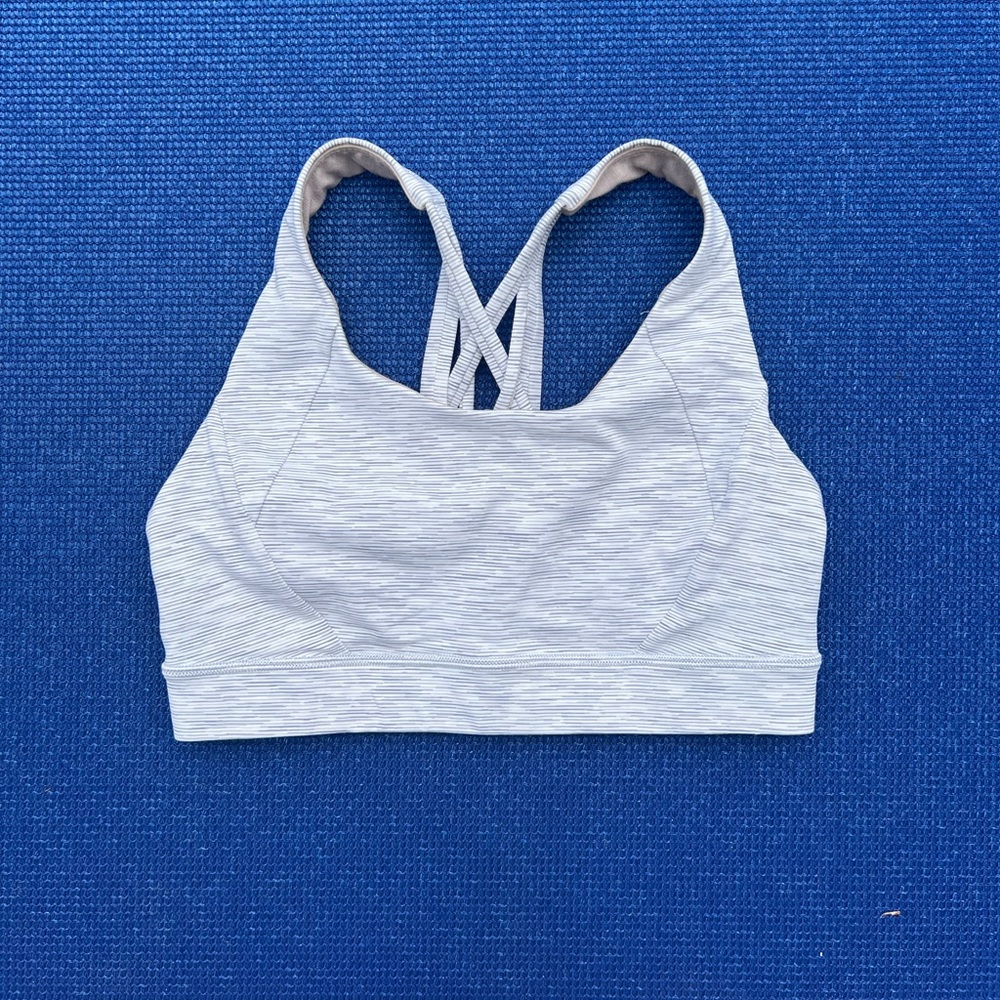 lululemon gray sports bra M
